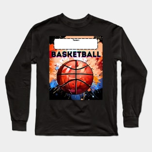 Basketball Custom Name Long Sleeve T-Shirt